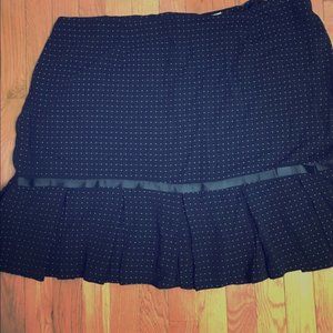 Black and White Polka Dot Skirt